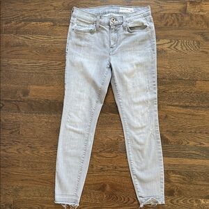 Pistola Light Gray Ankle Jeans